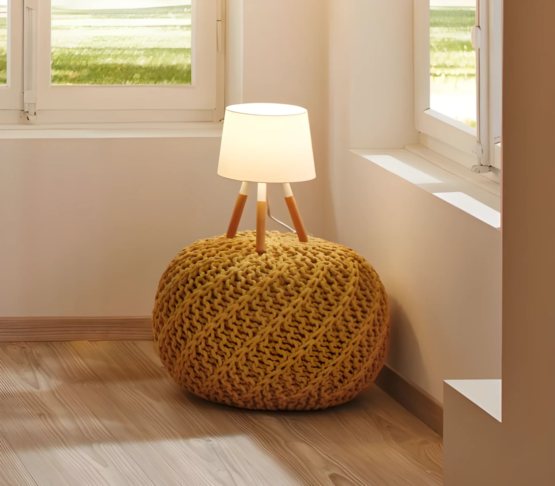 Lampa stołowa Neordic Berit do salonu