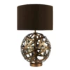 Lampa stołowa Voyage na kominek w salonie