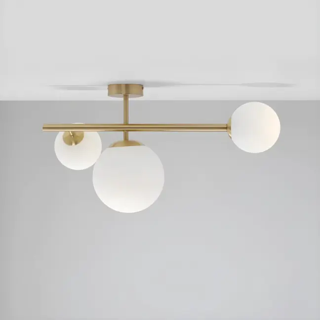 Lampa sufitowa Dione - Aldex - do eleganckiej sypialni w stylu Art Deco