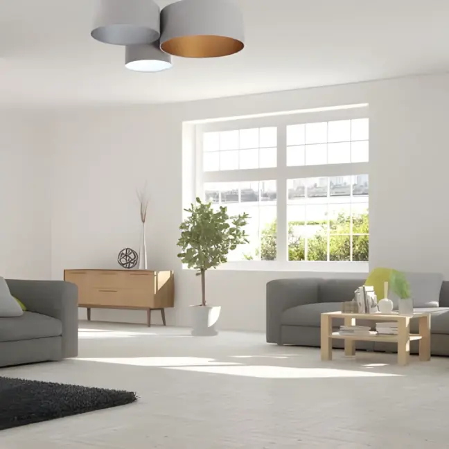 Lampa sufitowa do dużego salonu
