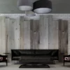 Lampa sufitowa do stonowanego salonu