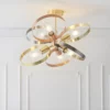 Lampa sufitowa Hoop do pokoju dziennego