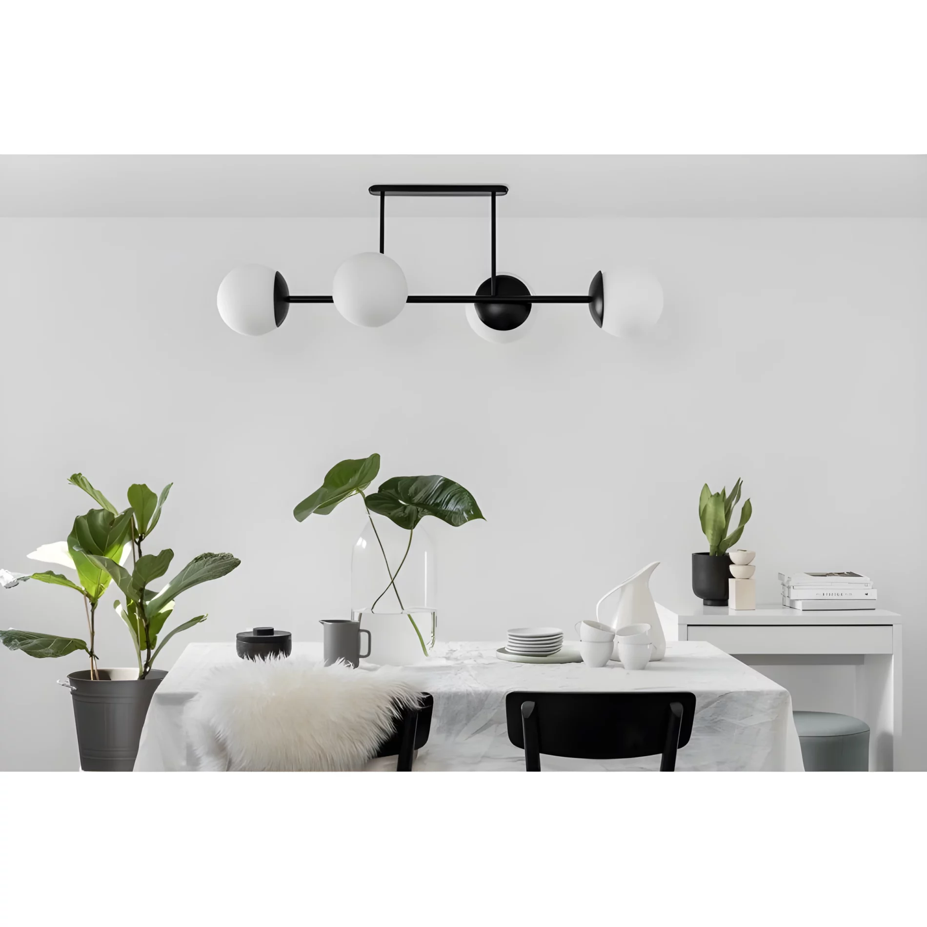 Lampa sufitowa Kop D do jadalni nad stół