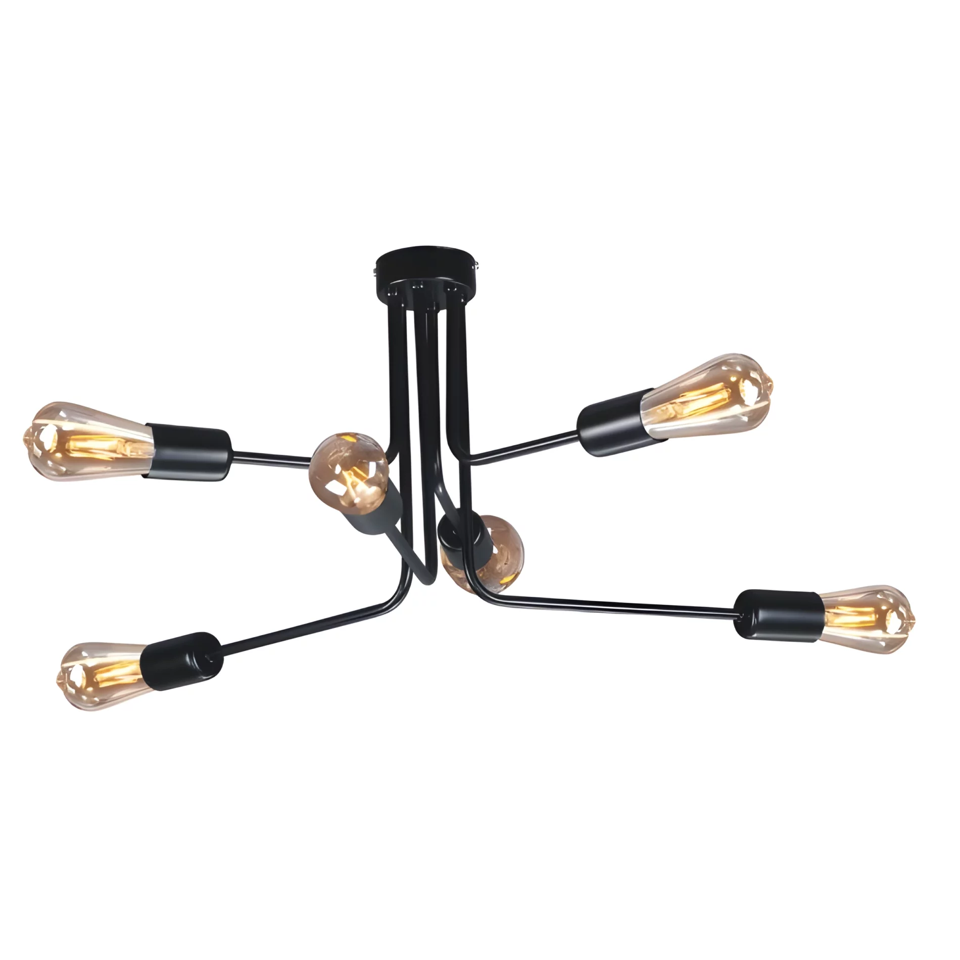 Lampa sufitowa Loft Skadi - kolor Czarny - K-3891