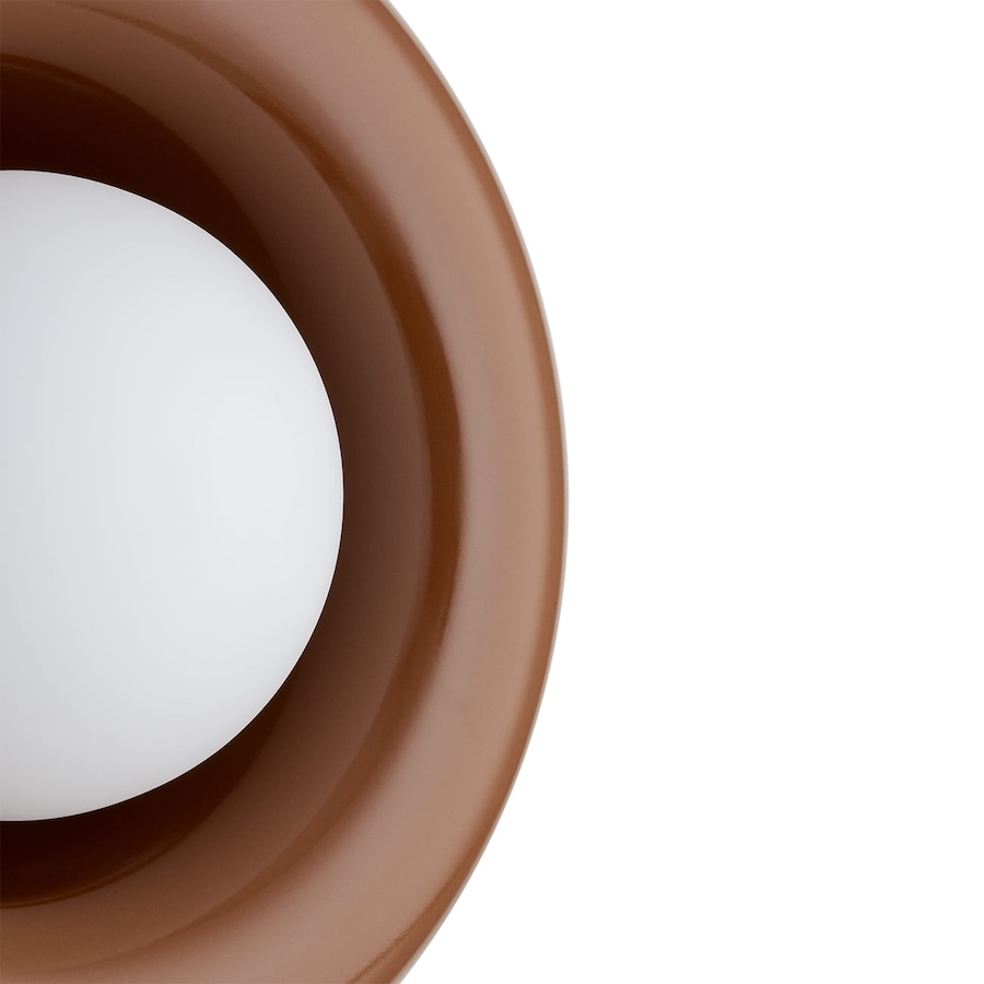 Lampa sufitowa lub kinkiet Tevo 19 cm w kolorze terakoty