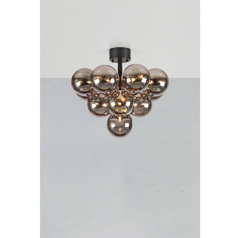 Lampa sufitowa Merlot z 13 dymionymi kulami G9