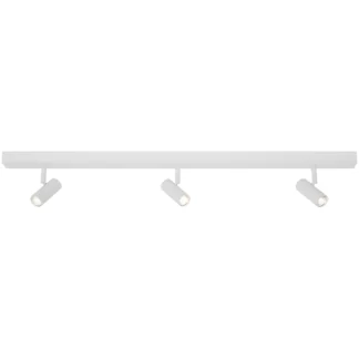 Lampa sufitowa Omari 3 - biała, ściemniacz, na korytarz, do kuchni