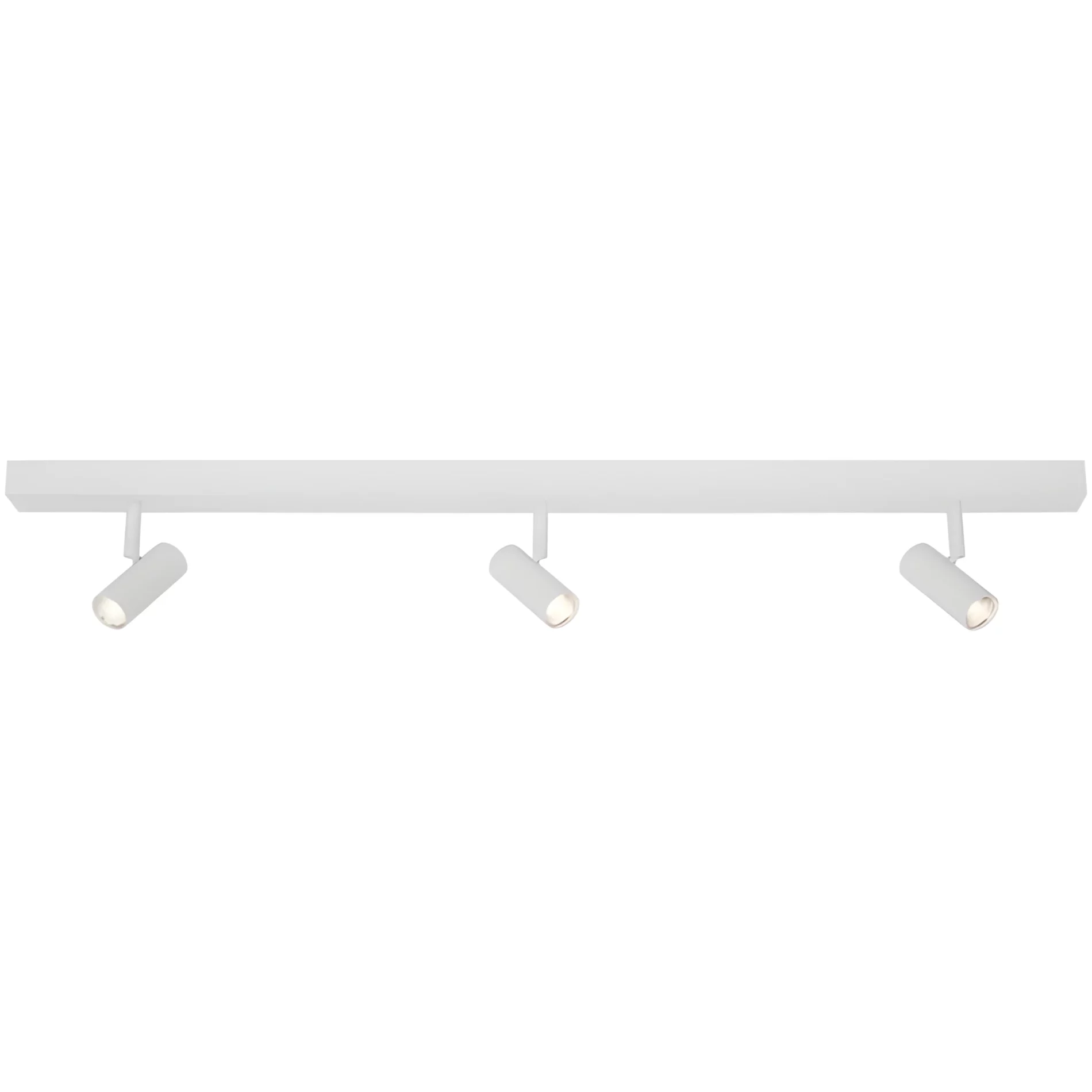 Lampa sufitowa Omari 3 - biała, ściemniacz, na korytarz, do kuchni