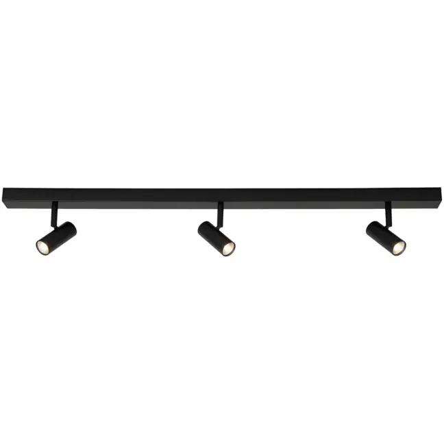 Lampa sufitowa nowoczesna Omari 3 - czarna, 3-stopniowy ściemniacz