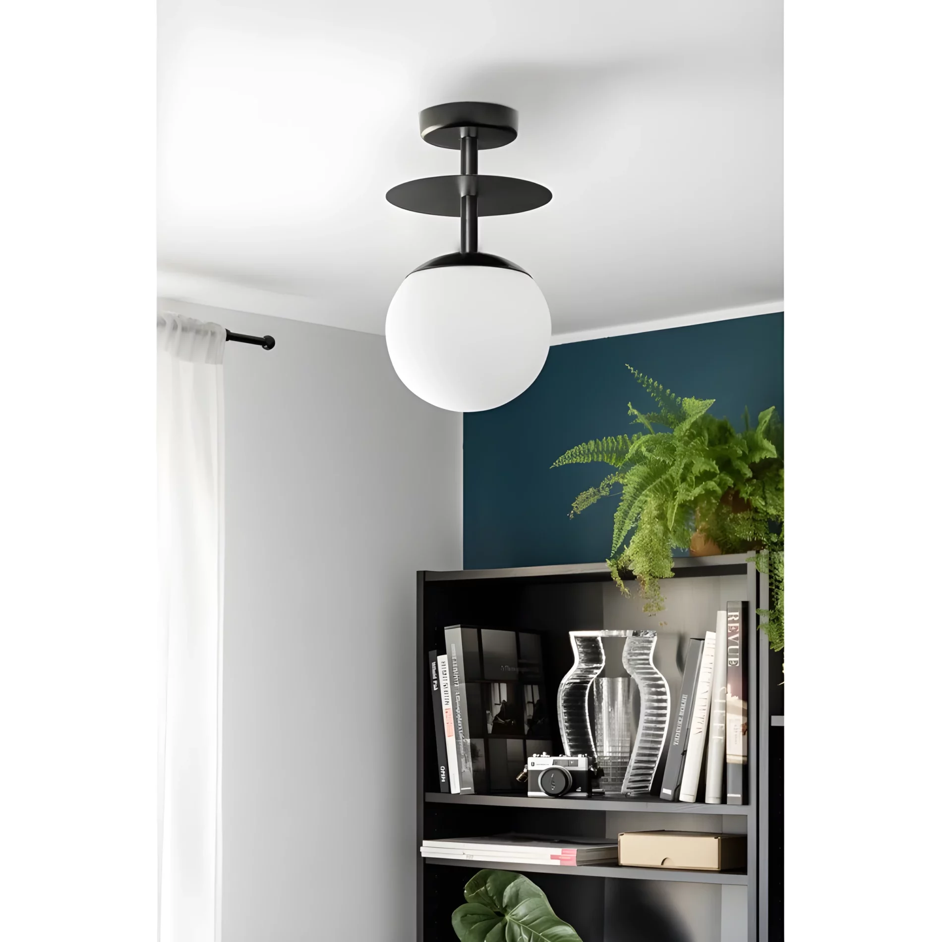 Lampa sufitowa Plaat B do pokoju dziennego