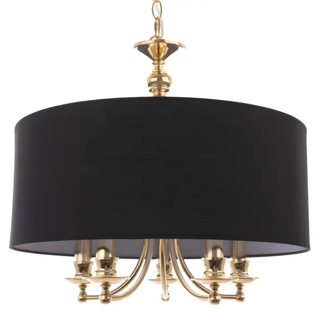 Lampa wisząca Abu Dhabi nad sofą w salonie