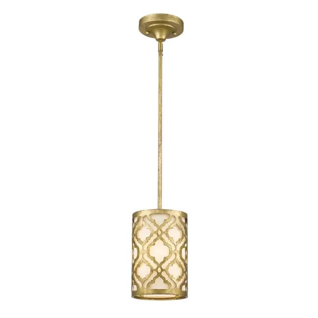 Lampa wisząca Arabella nad stolik w sypialni