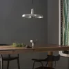Lampa wisząca Arigato Large srebrna nad stół