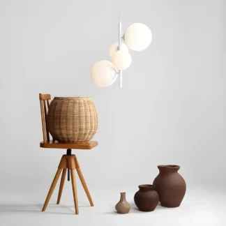 Lampa wisząca Bloom nad stolik w jadalni