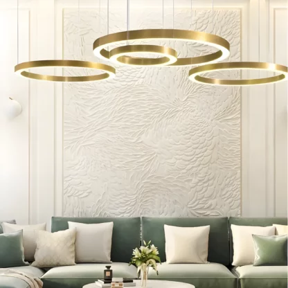 Lampa wisząca Circle do wspaniałego salonu