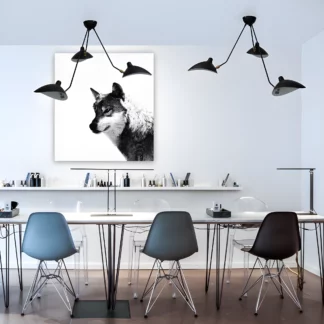 Lampa wisząca Crane do salonu lub jadalni