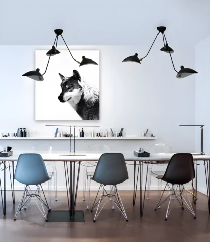 Lampa wisząca Crane do salonu lub jadalni