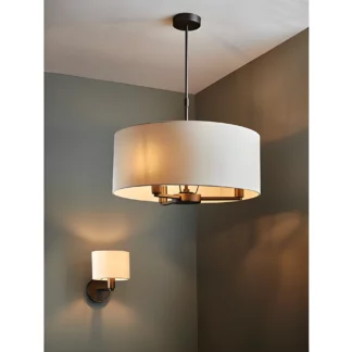 Lampa wisząca Daley - Endon Lighting - ciemny brąz