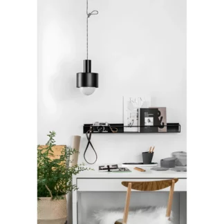 Lampa wisząca Enkel nad biurko w gabinecie