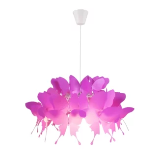 Lampa wisząca Farfalla do pokoju dziewczynki