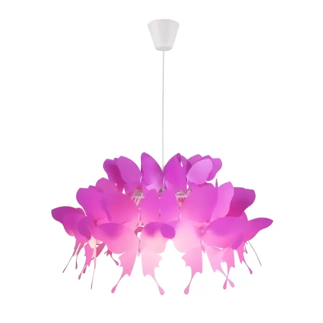 Lampa wisząca Farfalla do pokoju dziewczynki