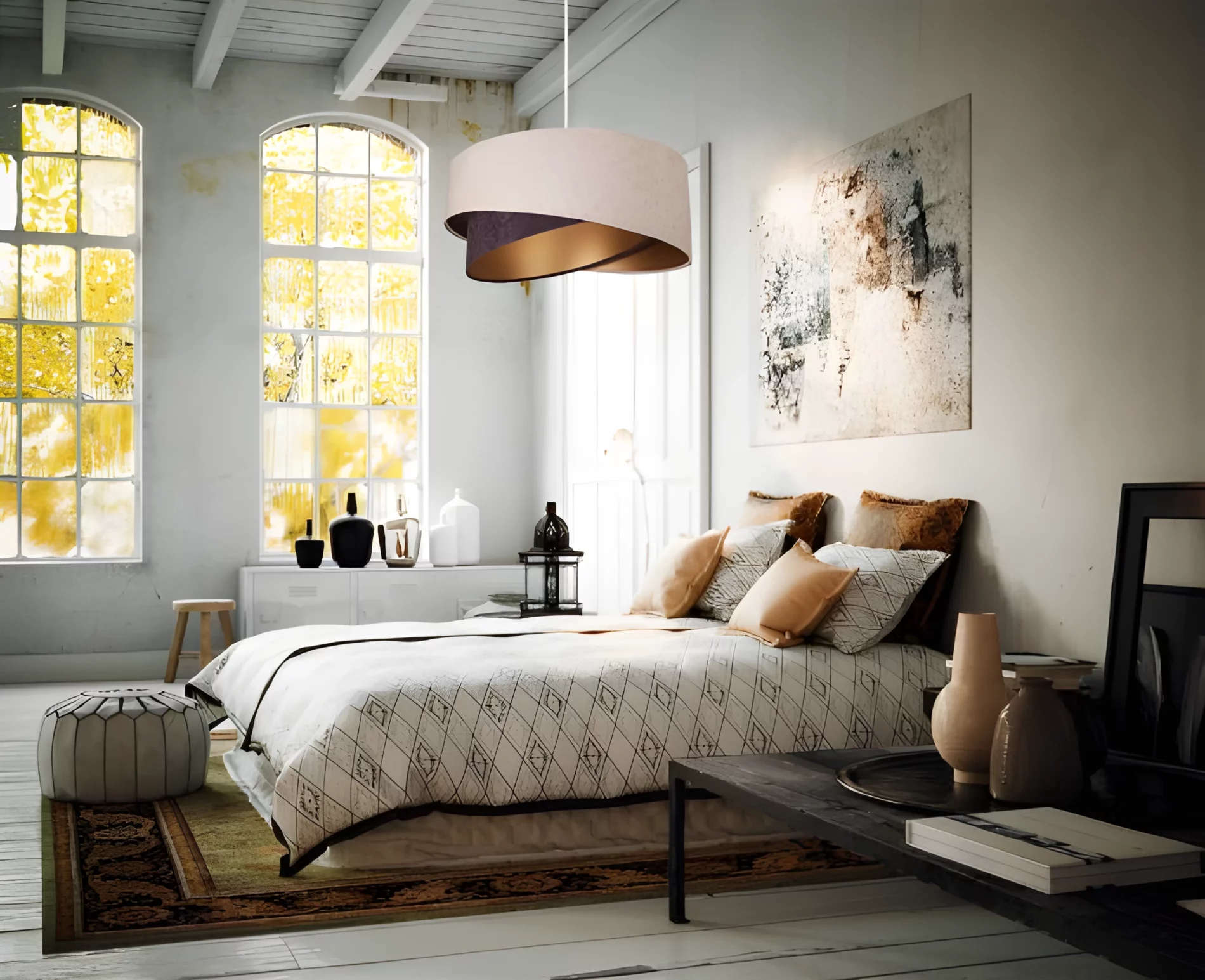 Lampa wisząca Galaxy do eleganckiej sypialni