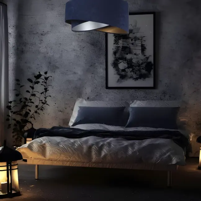 Lampa wisząca Galaxy nad łóżko w sypialni