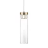 Lampa wisząca Gem nad stolik w salonie