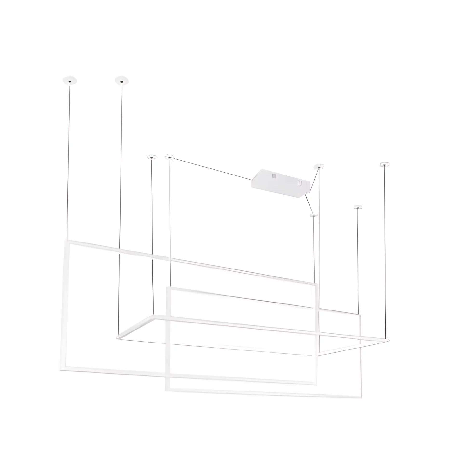 Lampa wisząca Geometric do dużej kuchni