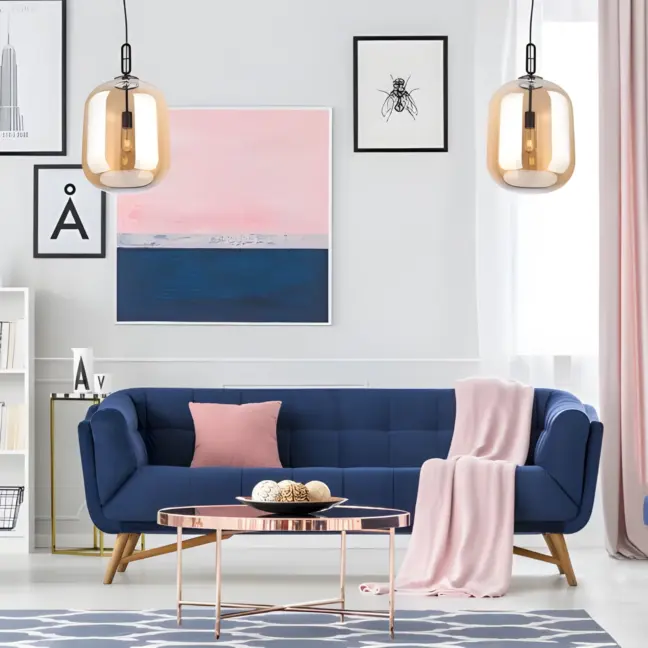 Lampa wisząca Honey do jasnego salonu
