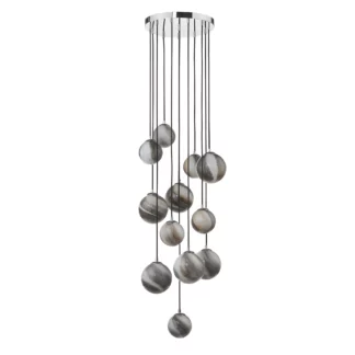 Wisząca lampa Mikara o długości 1,5 m z marmurowym efektem