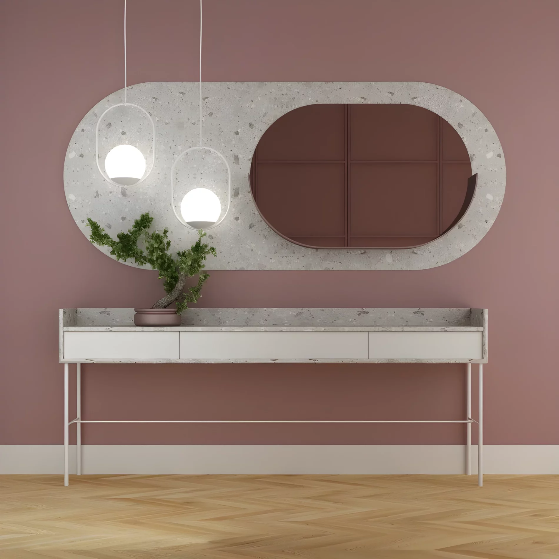 Lampa wisząca Koban B garderoby lub salonu