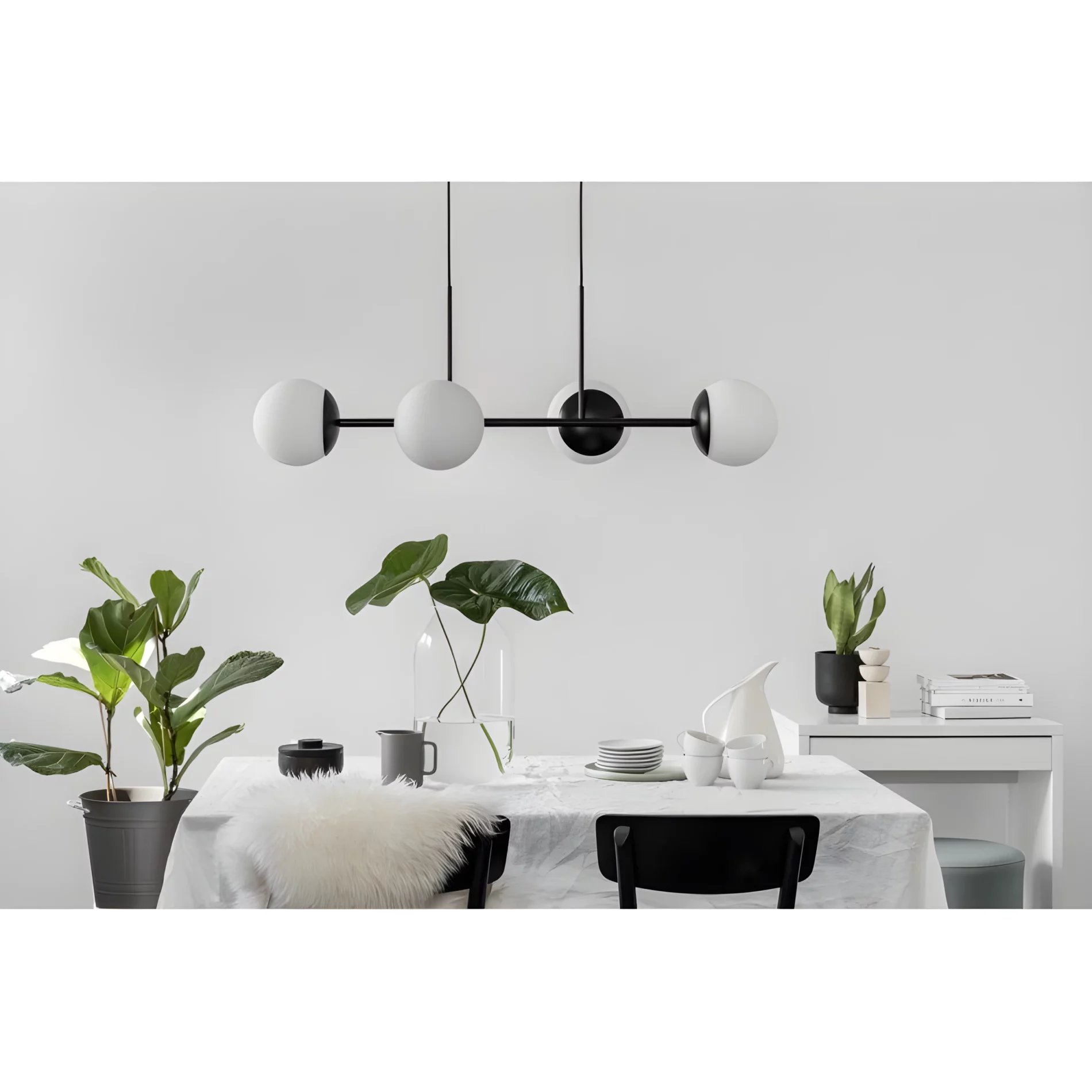 Lampa wisząca Kop E do nowoczesnej jadalni