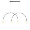 Lampa wisząca Lea 4 L - Artera & Ardant - nad duży stół w jadalni