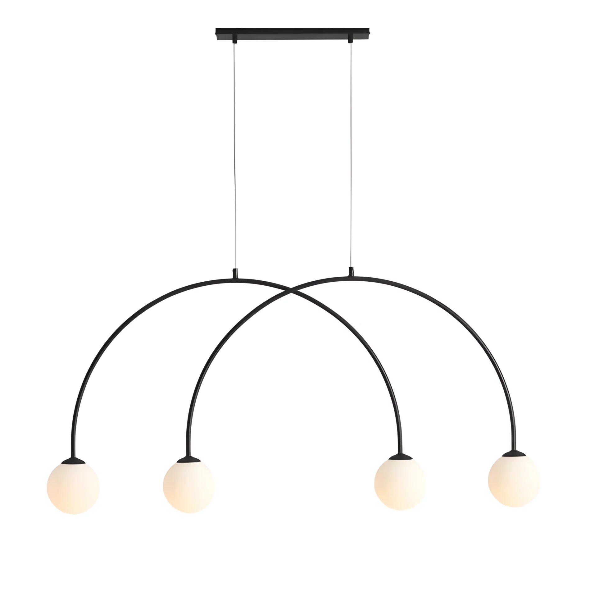 Lampa wisząca Lea 4 S - Artera & Ardant - do eleganckiego salonu i jadalni