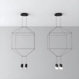 Lampa wisząca Linea do nowoczesnego salonu