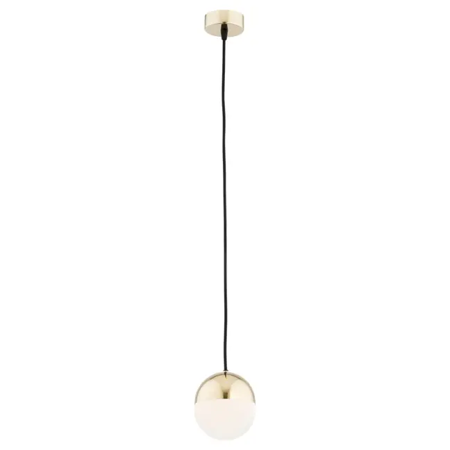 Lampa wisząca Livia nad stolik kawowy w salonie