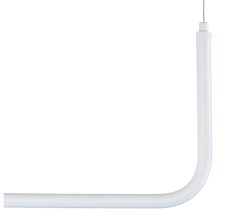 Lampa wisząca Minima LED 120 cm szara – nowoczesna podłużna forma