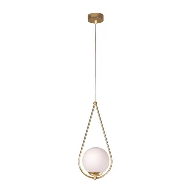 Lampa wisząca Neve nad stolik w salonie