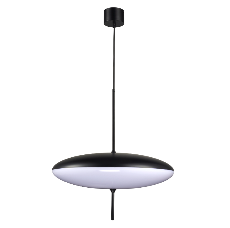Lampa wisząca Piatto 50 czarno-biała LED E27 3x40W