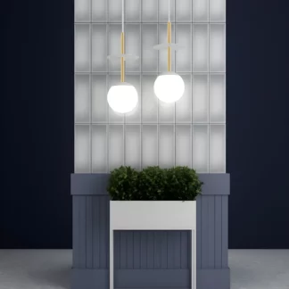 Lampa wisząca Plaat A do pięknego salonu