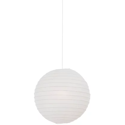 Lampa wisząca Rispapir nad stolik w salonie