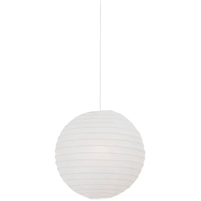 Lampa wisząca Rispapir nad stolik w salonie