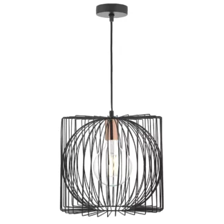 Lampa wisząca Taplow do nowoczesnej sypialni