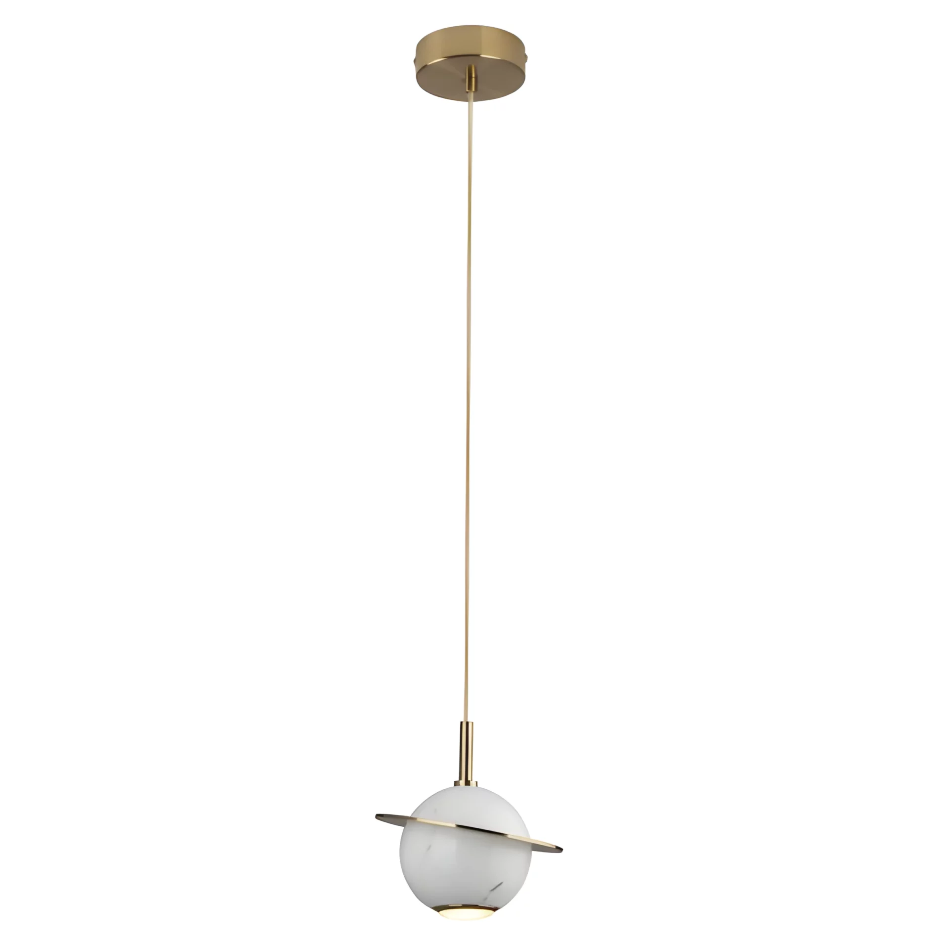 Lampa wisząca Uranos do salonu nad stolik