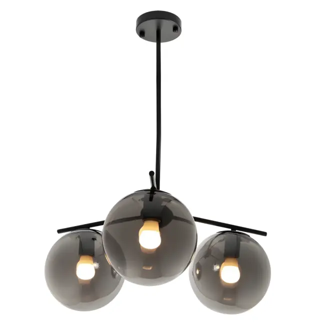 Lampa wisząca Venus nad sofę w salonie