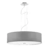Lampa wisząca Viviane  - kolor srebrny, Szary - 6773