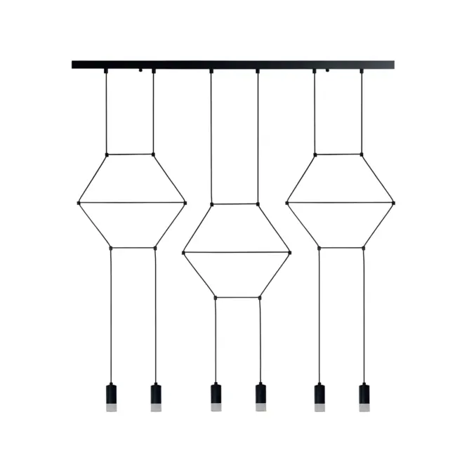 Lampa wisząca Linea nad blat w nowoczesnej kuchni