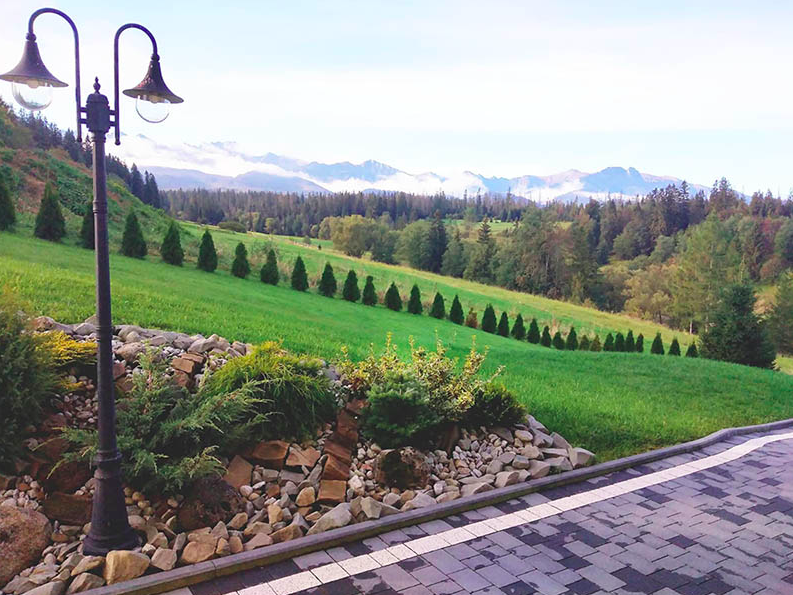 Latarnia ogrodowa Boston z dwoma kloszami E27, czarna 237 cm IP44