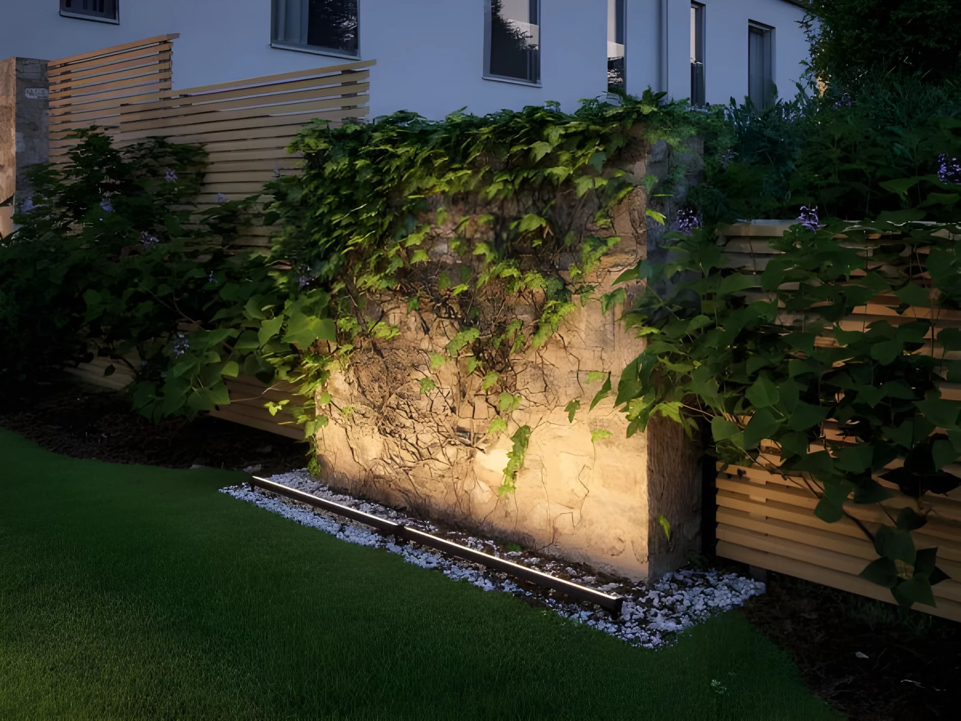 Listwa oświetleniowa Plug&Shine dookoła tarasu